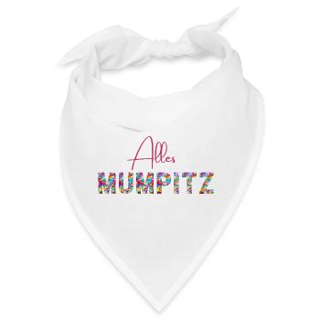 Alles Mumpitz - Konfetti - Wortschätze - Bandana - Weiß - Vorne