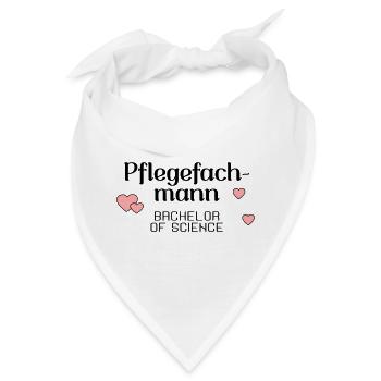 Pflegefachmann Studium Abschluss - Bandana - Weiß - Vorne