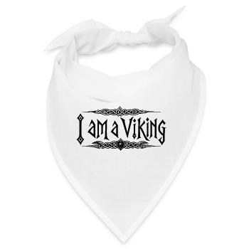 Ich bin ein Wikinger – Sport / Fitnessstudio - Bandana - Weiß - Vorne