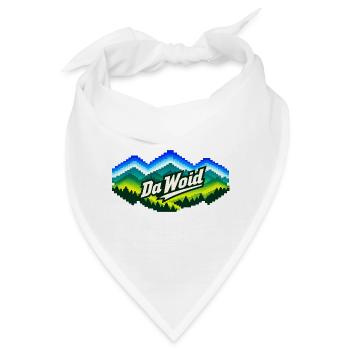 Bayerischer Wald - T-Shirt Pixelwald - Bandana - Weiß - Vorne