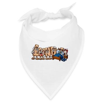 Montag. - Bandana - Weiß - Vorne