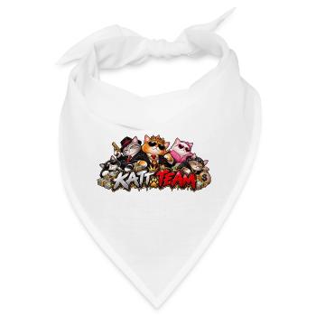 Katzenteam-Mafia-Gesellschaft - Bandana - Weiß - Vorne