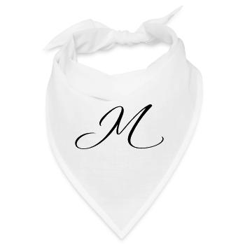 Name mit Anfangsbuchstabe M Mia Matteo - Bandana - Weiß - Vorne