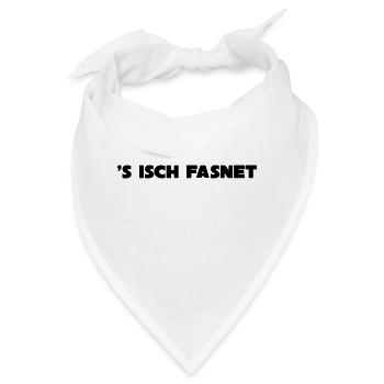 s isch FASNET - Bandana - Weiß - Vorne