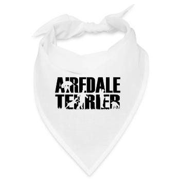 IPO Airedale Terrier Schutzhund - Bandana - Weiß - Vorne