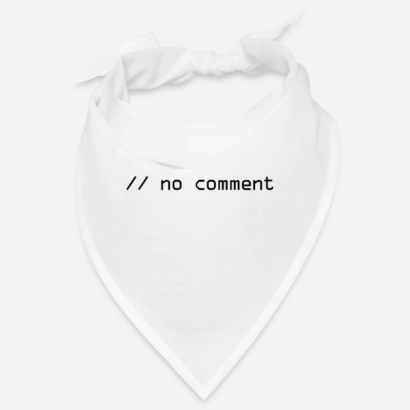 No comment programming informatic gift saying Bandana