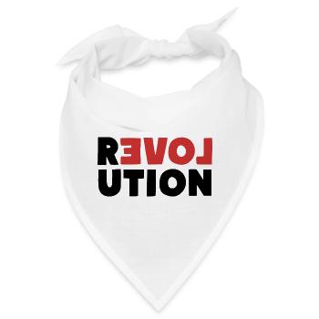 REVOLUTION Love - Bandana - Weiß - Vorne