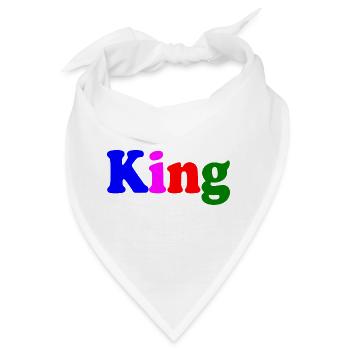 King - Bandana - Weiß - Vorne