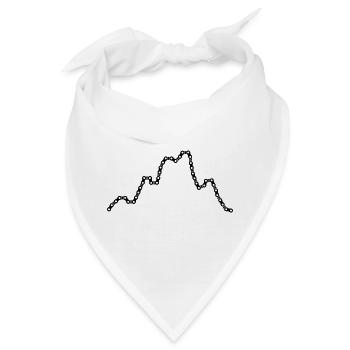 Cycling Bikelife Cyclist Roadcycling Uphill Climb - Bandana - Weiß - Vorne