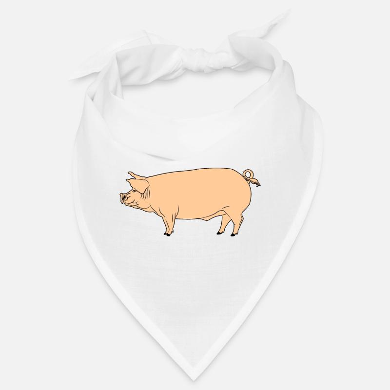 Pink pig Bandana