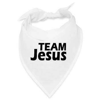 Team jesus - Bandana - Weiß - Vorne