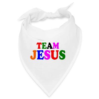 Team jesus - Bandana - Weiß - Vorne