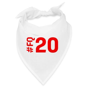 FQ20-KARTON - Bandana - Weiß - Vorne