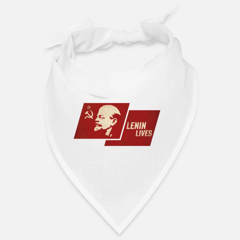 Lenin lebt Flagge Bandana