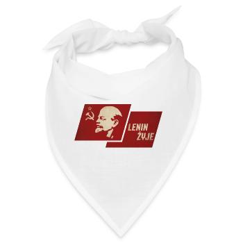 Lenin lebt - Bandana - Weiß - Vorne