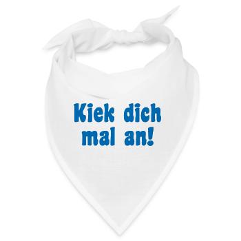 Modell Spruch Berliner - Bandana - Weiß - Vorne