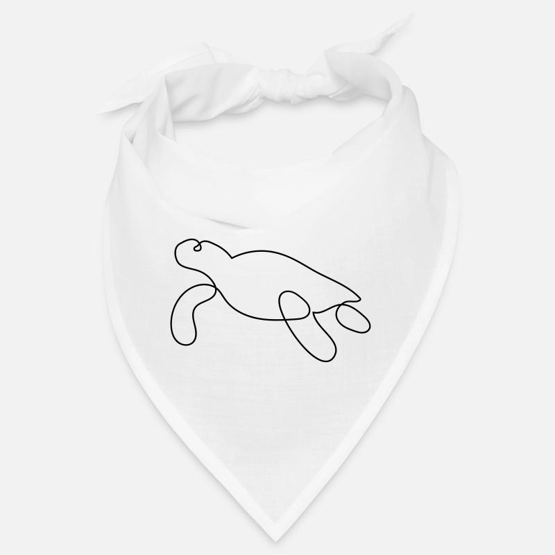 Turtle One-Line Style Bandana