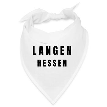 Langen Hessen - Bandana - Weiß - Vorne