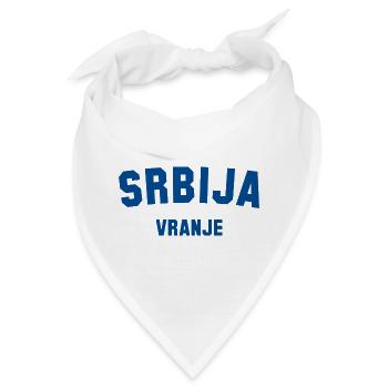 VRANJE Srbija Serbia - Bandana - Weiß - Vorne