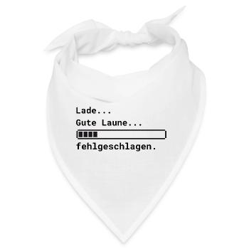 Lade Gute Laune - Bandana - Weiß - Vorne