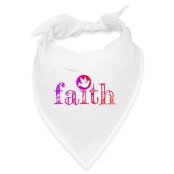 Faith - Bandana - Weiß - Vorne