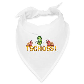 ABSCHIED JOBWECHSEL SCHNECKEN - Bandana - Weiß - Vorne
