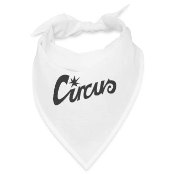 Schriftzug „Circus" - Bandana - Weiß - Vorne