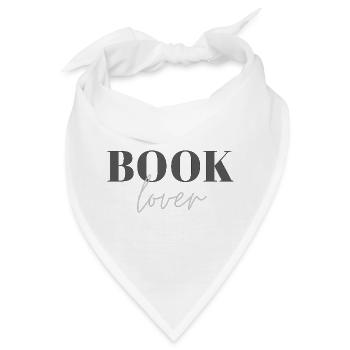 Booklover - Bandana - Weiß - Vorne