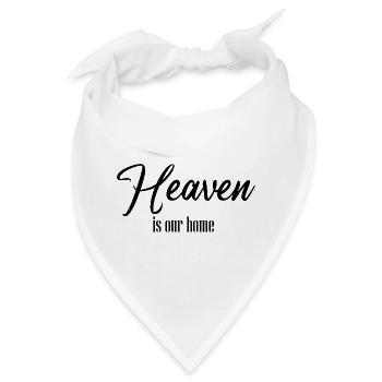 Heaven Is Our Home – Hoffnung in Christus - Bandana - Weiß - Vorne