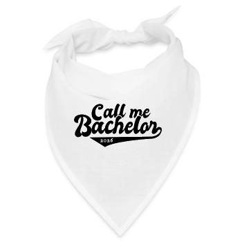 Sponsion 2026 Abschluss Promotion Bachelor - Bandana - Weiß - Vorne