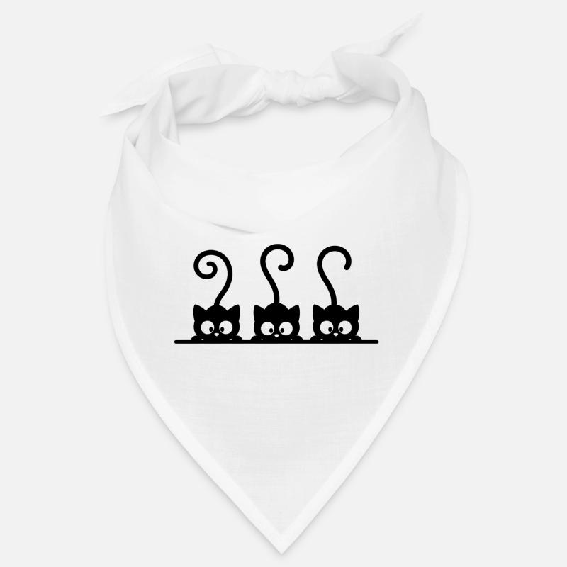 Three Cats Silhouettes Bandana