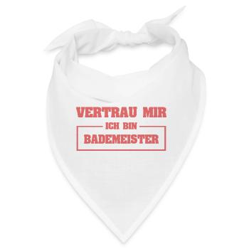 Bademeister - Bandana - Weiß - Vorne