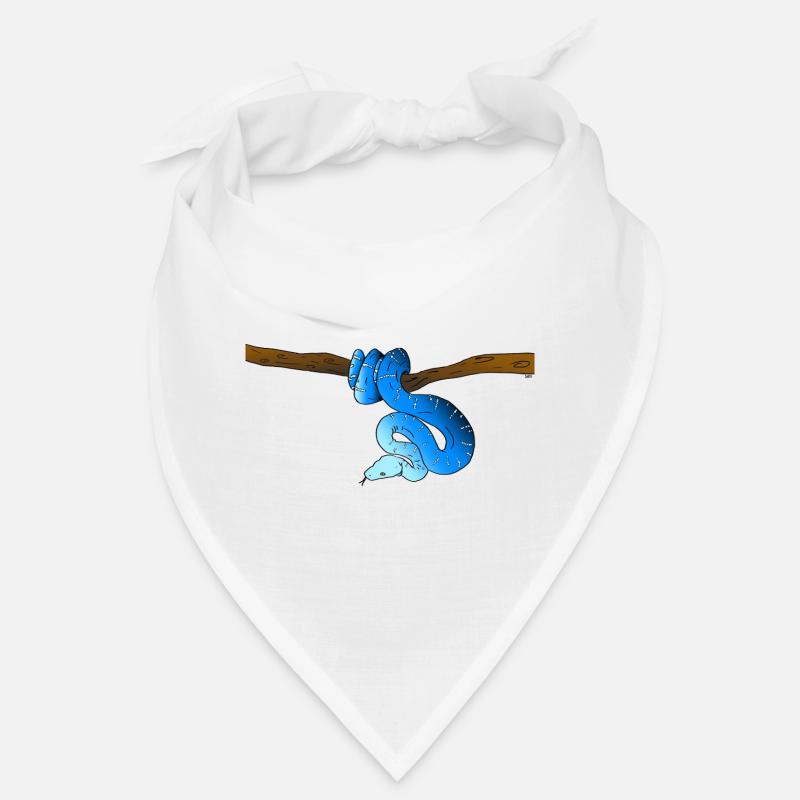 Blaue Schlange Bandana
