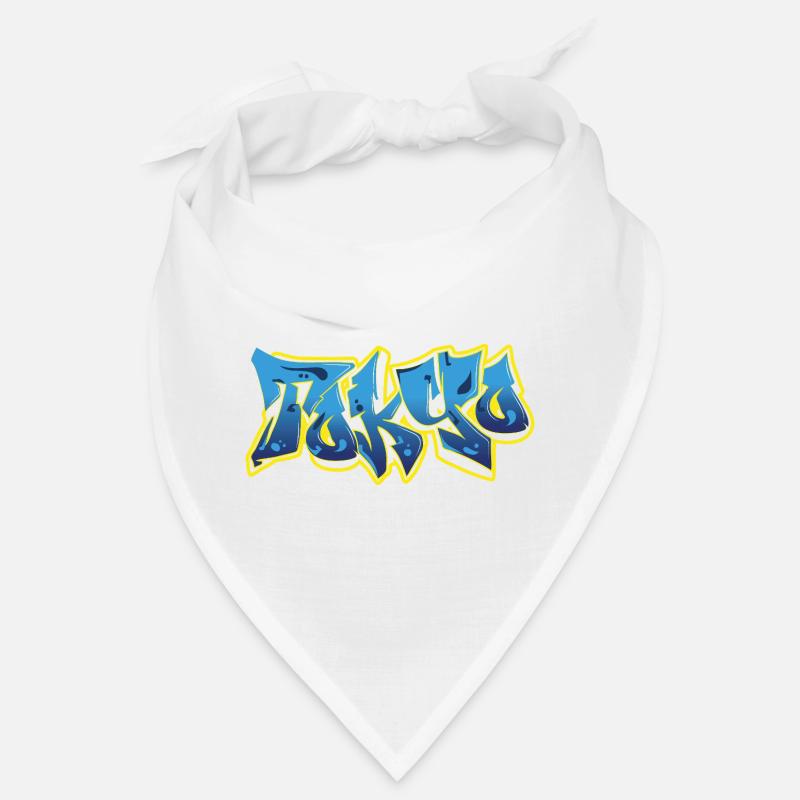 Cool Graffiti Tokyo Blue Bandana