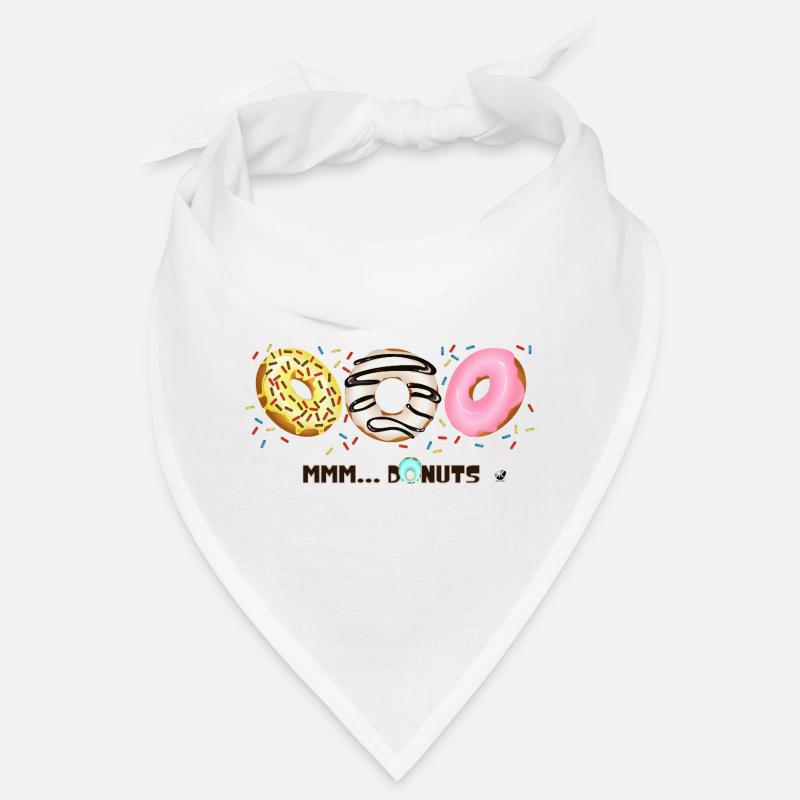 Illustration de Donuts glacés avec des vermicelles Bandana