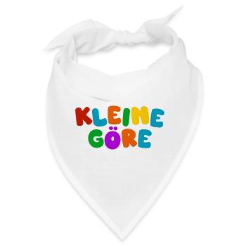 Kleine Göre - Farbexplosion - Bandana - Weiß - Vorne