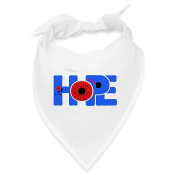 Hope Hoffnung - Bandana - Weiß - Vorne