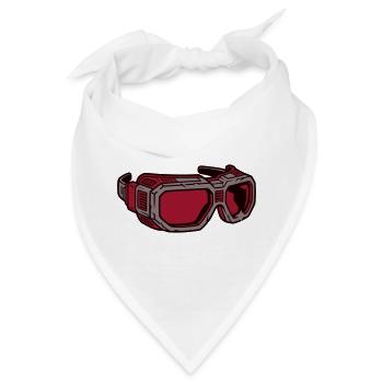 Sportbrille Schutzbrille Icon - Bandana - Weiß - Vorne