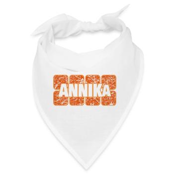 Weiblich Annika - Bandana - Weiß - Vorne