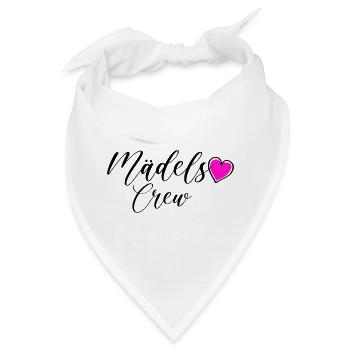Mädels Crew - Bandana - Weiß - Vorne