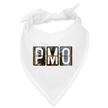 Palermo Flughafen PMO - Bandana - Weiß - Vorne