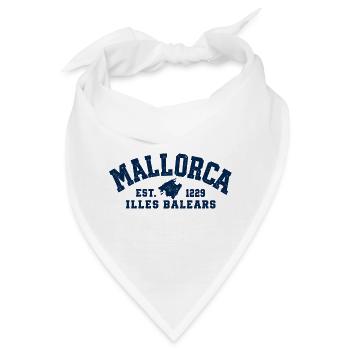 Mallorca - Mittelmeer - Insel - Spanien - Espana - Bandana - Weiß - Vorne