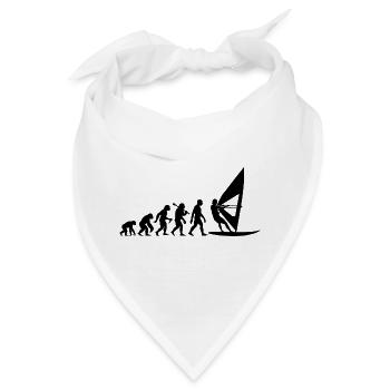 Windsurfer Windsurfing Evolution Für Surfer - Bandana - Weiß - Vorne