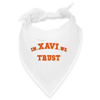 Xavi Wir vertrauen Graphic Tee - Bandana - Weiß - Vorne