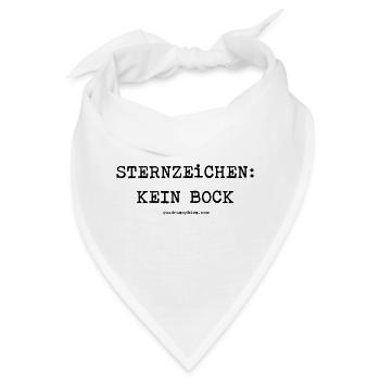 Sternzeichen - Bandana - Weiß - Vorne