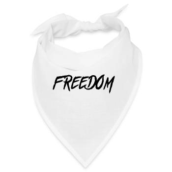 freedom - Bandana - Weiß - Vorne