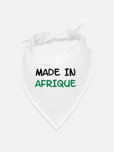 Made in AFRIQUE ! - Bandana - blanc