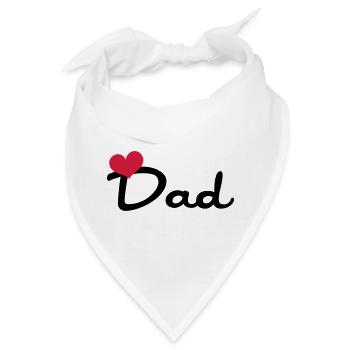 Dad - Bandana - Weiß - Vorne