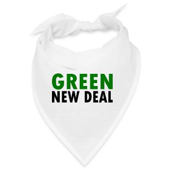 Green new deal - Bandana - Weiß - Vorne