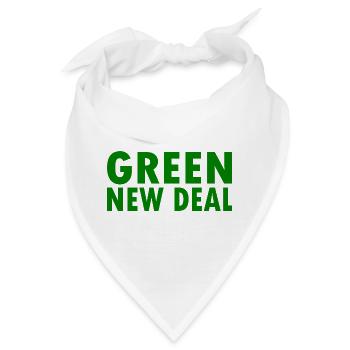 Green new deal - Bandana - Weiß - Vorne
